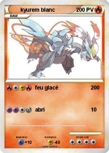 Pokemon kyurem blanc