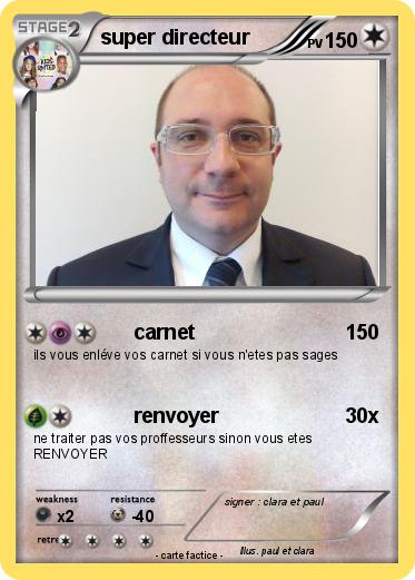 Pokemon super directeur