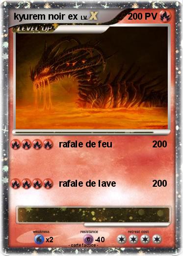 Pokemon kyurem noir ex