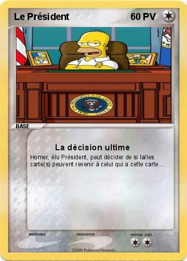 Pokemon Le Président