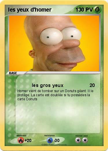 Pokemon les yeux d'homer