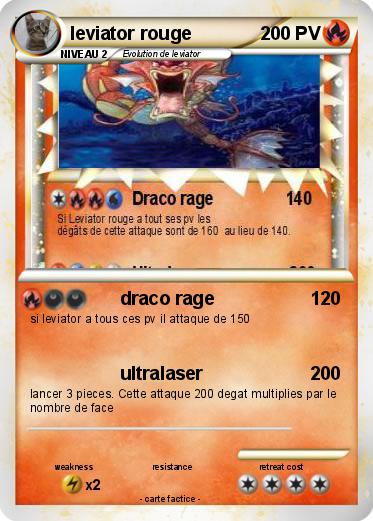 Pokemon leviator rouge