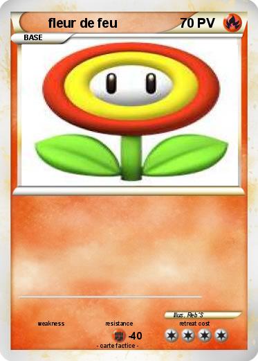 Pokemon fleur de feu