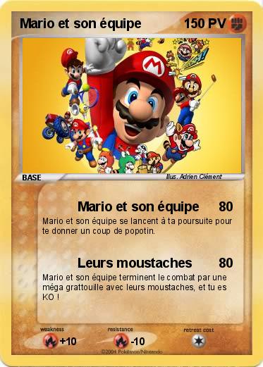 Pokemon Mario et son équipe