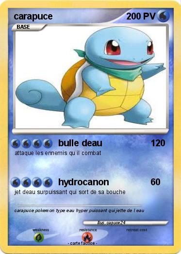 Pokemon carapuce