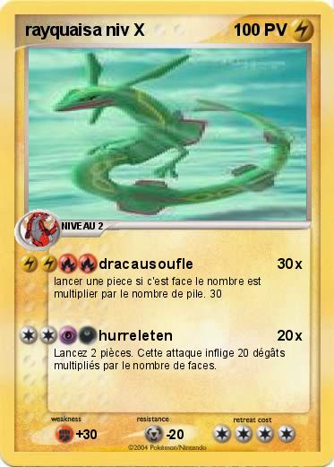 Pokemon rayquaisa niv X