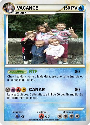 Pokemon VACANCE