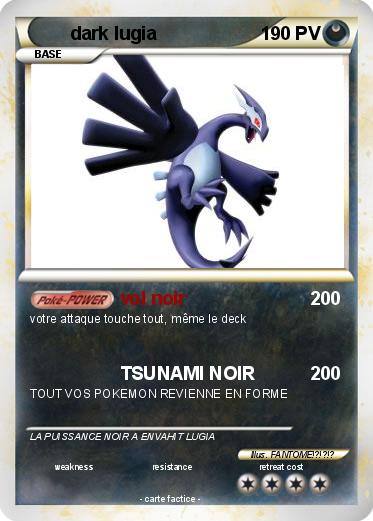 Pokemon dark lugia