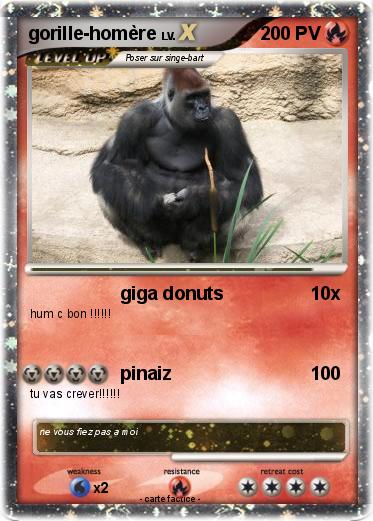 Pokemon gorille-homère