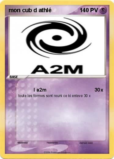 Pokemon mon cub d athlé