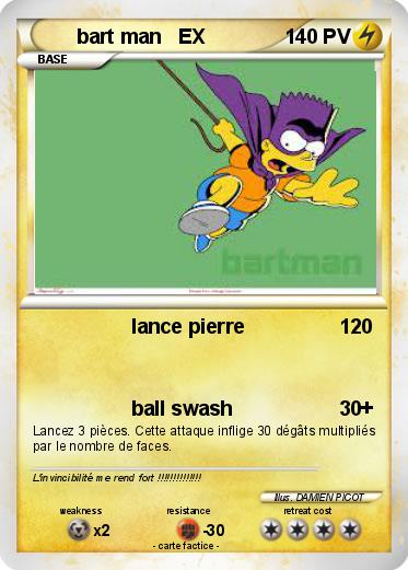 Pokemon bart man   EX