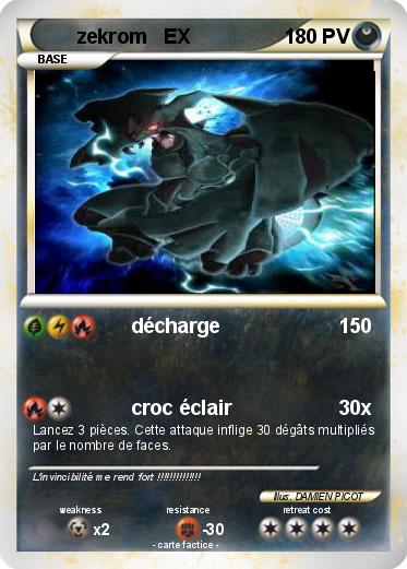 Pokemon zekrom   EX