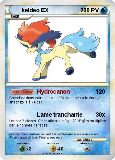 Pokemon keldeo EX