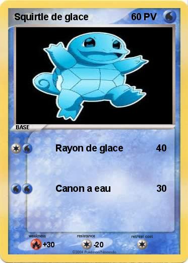 Pokemon Squirtle de glace