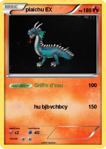 Pokemon plaichu EX