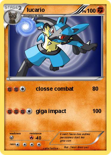Pokemon lucario