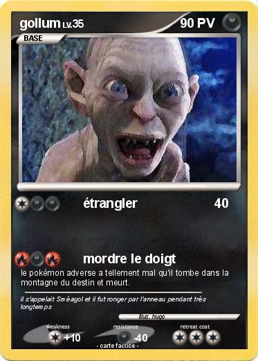 Pokemon gollum