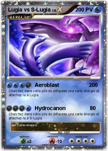 Pokemon Lugia vs S-Lugia