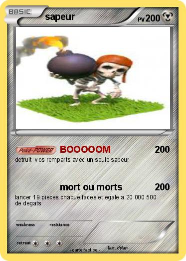 Pokemon sapeur