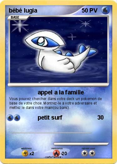 Pokemon bébé lugia