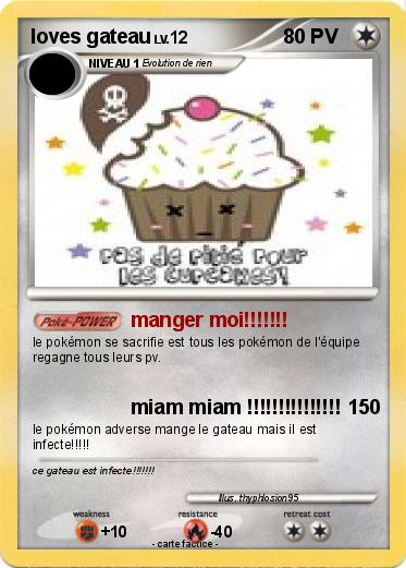 Pokemon loves gateau