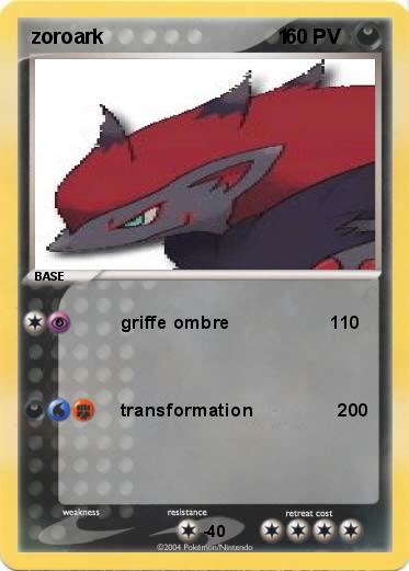 Pokemon zoroark                               1