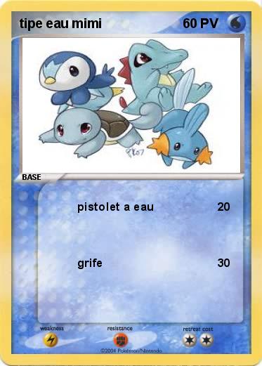 Pokemon tipe eau mimi