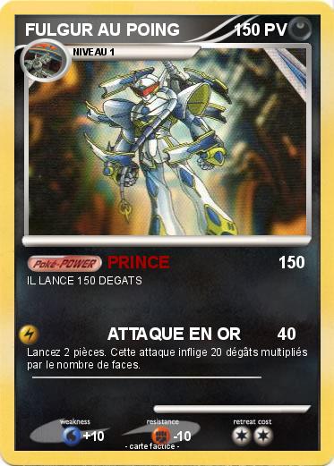 Pokemon FULGUR AU POING