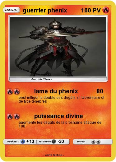 Pokemon guerrier phenix