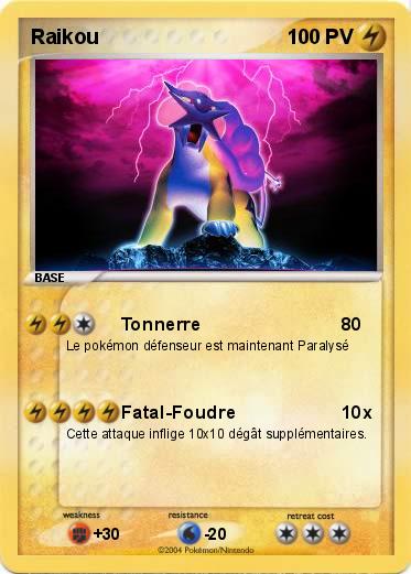 Pokemon Raikou