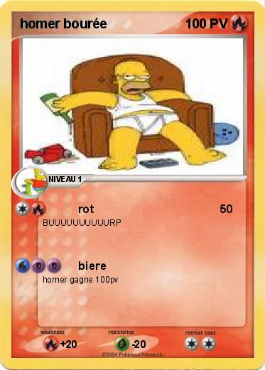 Pokemon homer bourée