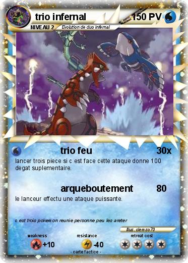 Pokemon trio infernal