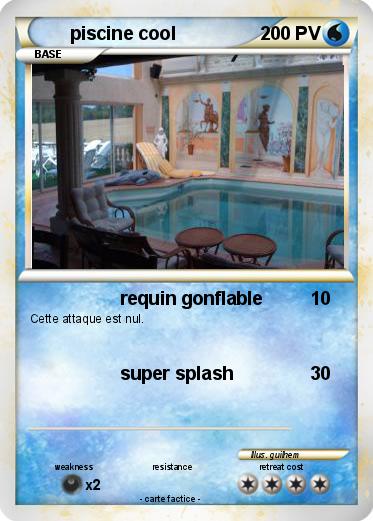 Pokemon piscine cool