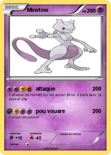Pokemon Mewtow