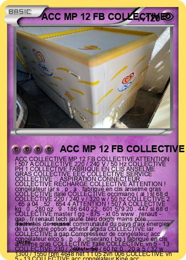 Pokemon ACC MP 12 FB COLLECTIVE