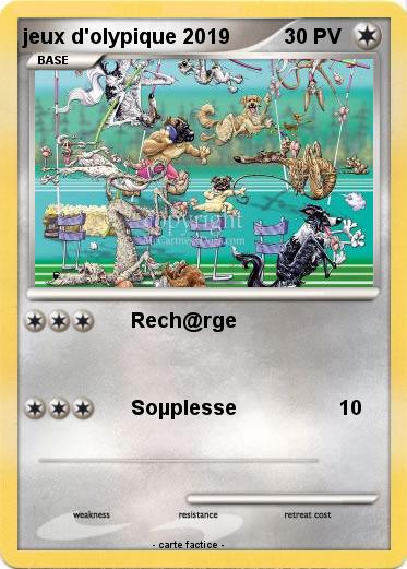 Pokemon jeux d'olypique 2019