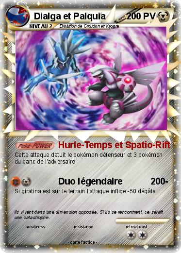 Pokemon Dialga et Palquia