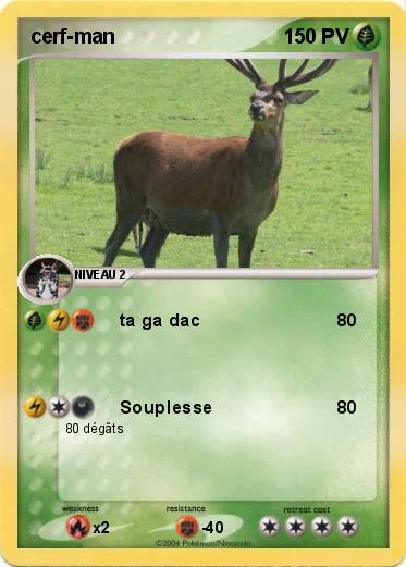 Pokemon cerf-man
