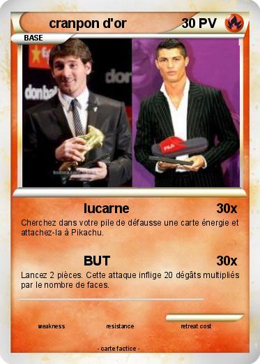 Pokemon cranpon d'or