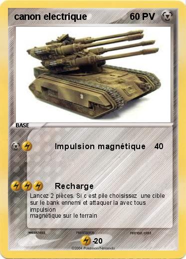 Pokemon canon electrique