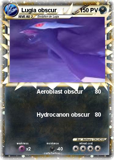 Pokemon Lugia obscur
