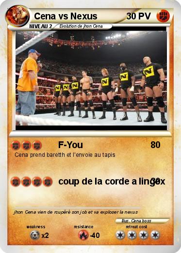 Pokemon Cena vs Nexus