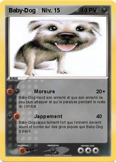 Pokemon Baby-Dog    Niv. 15