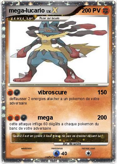 Pokemon mega-lucario