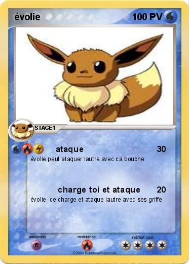 Pokemon évolie