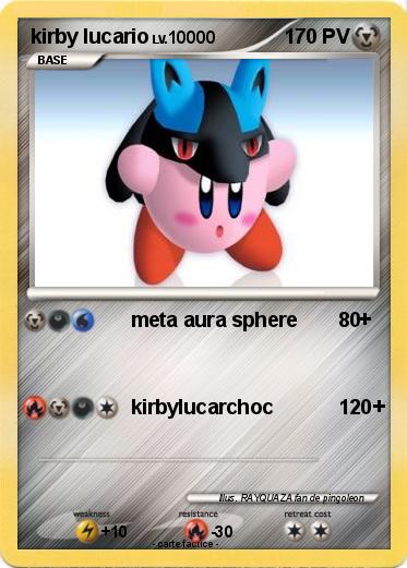 Pokemon kirby lucario