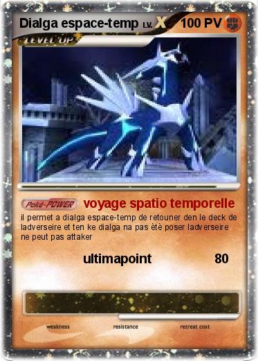 Pokemon Dialga espace-temp