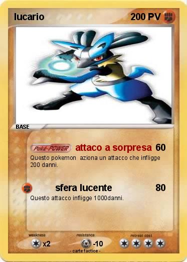 Pokemon lucario