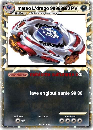 Pokemon météo L'drago 999999
