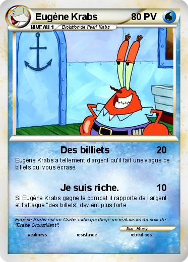 Pokemon Eugène Krabs
